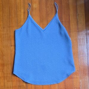 Express Blue Textured Camisole